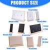 Pack of 3 Wood Jewelry Stand for Multi Piece Necklace and Bracelet Organization with Space Efficient Design