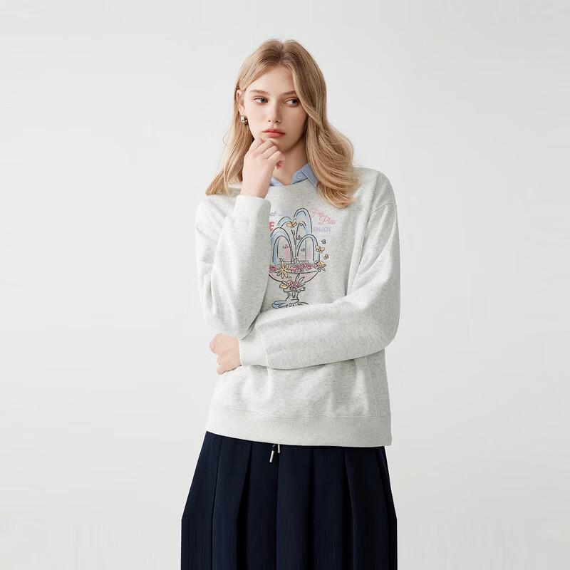 FivePlus Women's Versatile Round Neck Sweatshirt