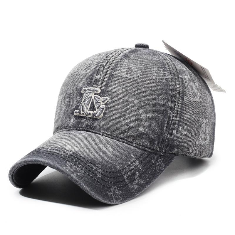 New denim baseball cap sports sunscreen men's and women's visors breathable versatile casual cap