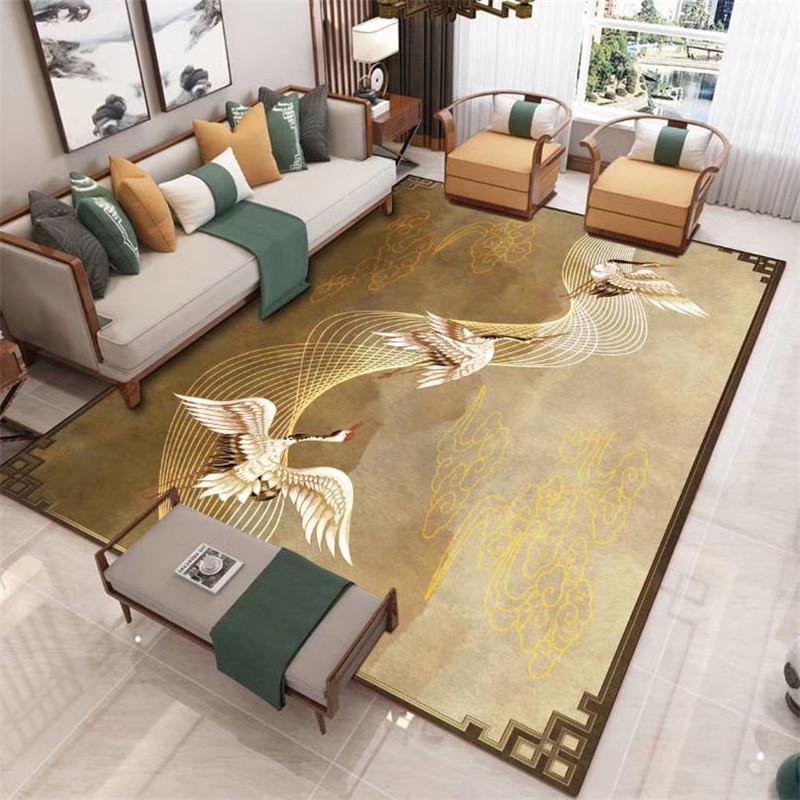 New Chinese Style Carpet Floor Mat Living Room Sofa Floor Mat Household Bedside Carpet