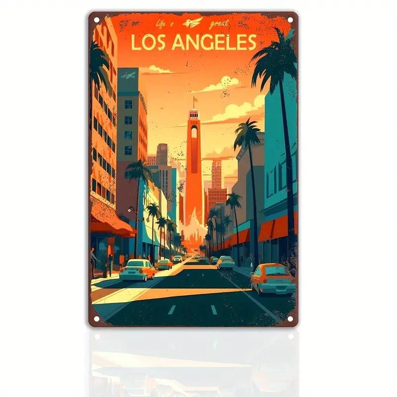 Retro Metal Sign Travel The World VENICE CANADA TORONTO  Vintage Poster Home Bar Room Pub Cafe Club Hotel Wall Decor Plate