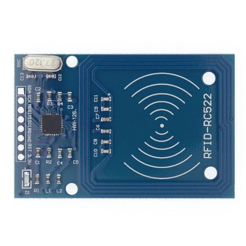 1pcs RFID Module RC522 Kits 13.56 Mhz 6cm With Tags SPI Write & Read for Arduino