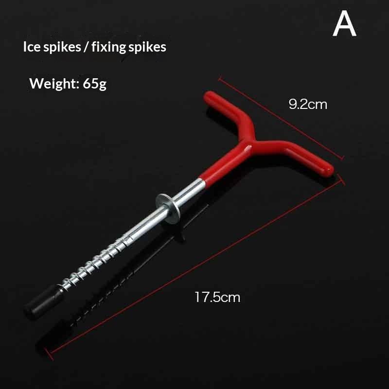 

1Pc Ice Fishing Shelter Anchor Driver Tool Manual Ice Anchor Drill Adapter Screw Installation Tool For Ice Shack Stakes