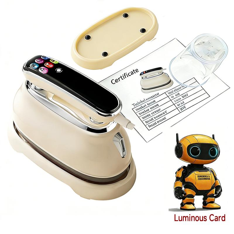 

AI Control Handheld Garment Steamer Home Electric Steam Cleaner Portable Foldable Mite Removal Travel Flat Ironing Machine EU