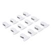 12PC Padded Comforter Clips Compact Multifunctional Metal and Foam Padded Blanket Fasteners