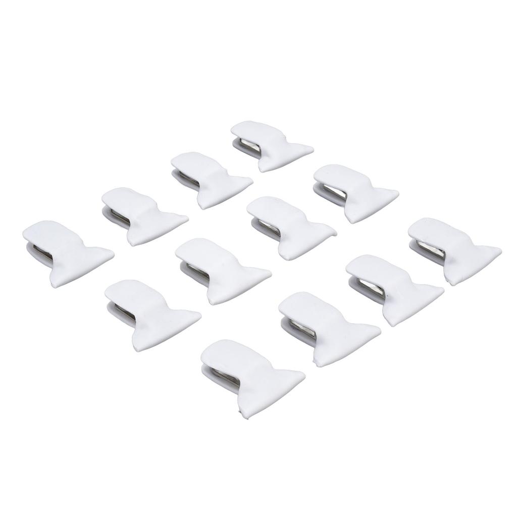 12PC Padded Comforter Clips Compact Multifunctional Metal and Foam Padded Blanket Fasteners
