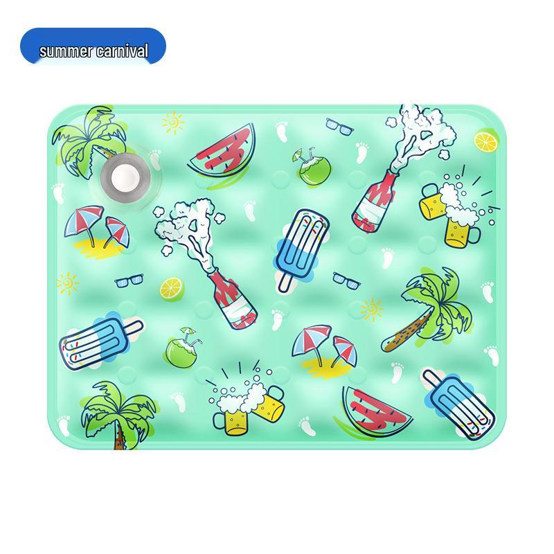 Summer Wear-Resistant Pet Cooling Mat: Thick, Washable Ice Mat for Dogs & Cats