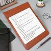 PU Leather Signature Writing Pad Magnetic Absorption Clip Board Writing Clipboard  School Office