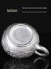 Handcrafted Dunhuang Silver-Plated Tea Set: Portable Kung Fu Gift Box Souvenir