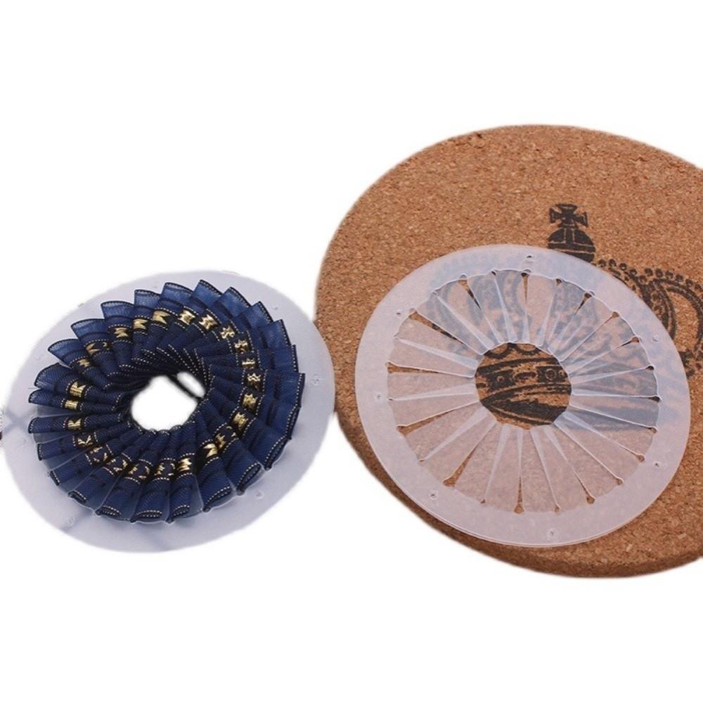 9cm 12cm 15cm Rosette Maker Ribbon Flowers DIY Ribbon Flower Making Tool Tabletop Figurines Clear Fabric Flower Maker