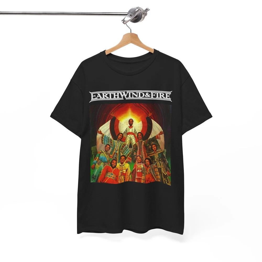 Earth Wind and Fire T-Shirt, Funk, Soul, Disco, Pop, Jazz Music, Unisex Band Tee XXL