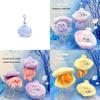 Ocean Family Shell Cozy Plush Keychain With Turtle Octopus Crab Designed In Shells For Kids And Collectors