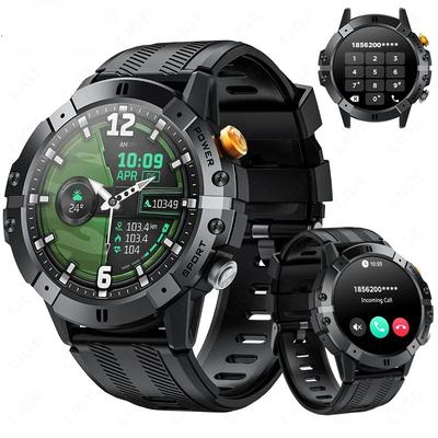 Smartwatch 1.52" 1ATM Waterproof Sports Watch For Men 410mAh Battery Bluetooth Call Heart Rate Health Monitor Smart Watch