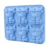 6 Cavity Mini Highland Cow Ice Cube Mold Silicone Reusable 3D Ice Tray for Whiskey Cocktail Beer