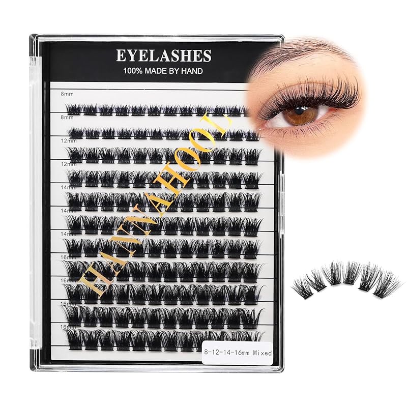 Mixing 8-12-14-16 mm/8-10-12-14 mm/10-12-14-16 mm/14-15-16 Millimeter Wide Rod Personal False Eyelashes Soft Lightweight Eyelash Extension Makeup Mixing 8-12-14-16mm
