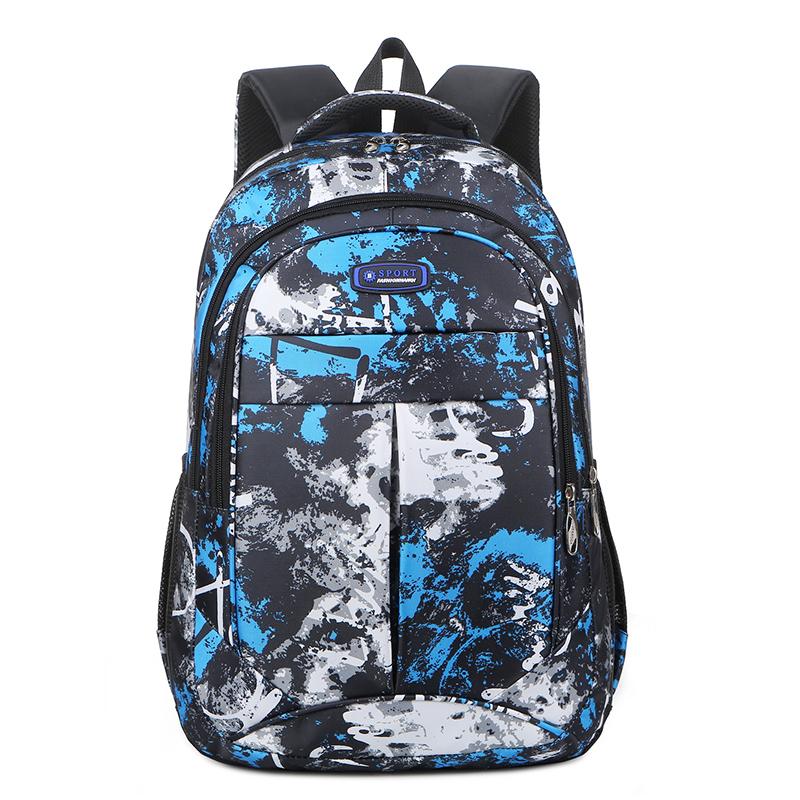 

Мужские и женские дорожные рюкзаки большой вместимости, регулируемые плечевые лямки, многосекционный бизнес и рюкзак, дорожный б синий