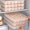 Plastic Refrigerator Egg Holder 30 Grids Egg Tray Practical Egg Storage Box  Home Use