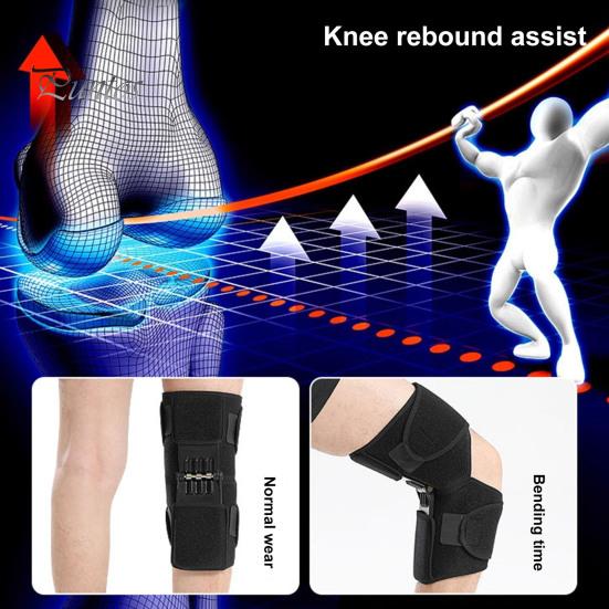 Knee Support Brace Pad Adjustable Guard Leg Bike Comfortable Protective Sleeve for Outdoor Sports Composite Plate