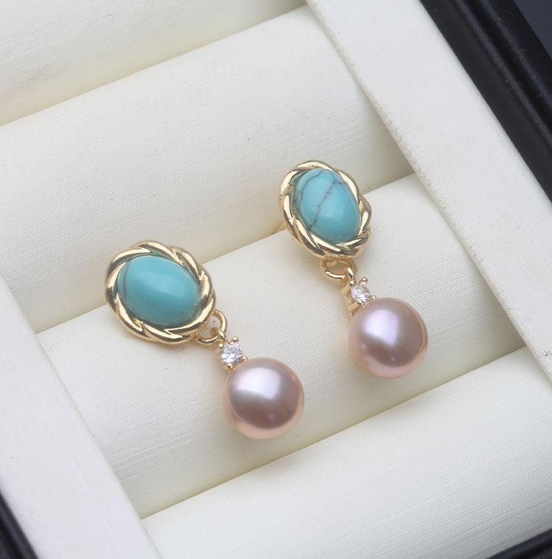 

Real Natural White 925 Silver Pearl Earrings,Wedding Freshwater Pearl Earring Wife Mother Birthday Gift Drop Shipping