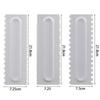 Cake Baking Tools: Fondant Cake Slicer, Pastry Cutters, Irregular Teeth Edge Spatulas, 1pc Cream Scraper for DIY Decorating