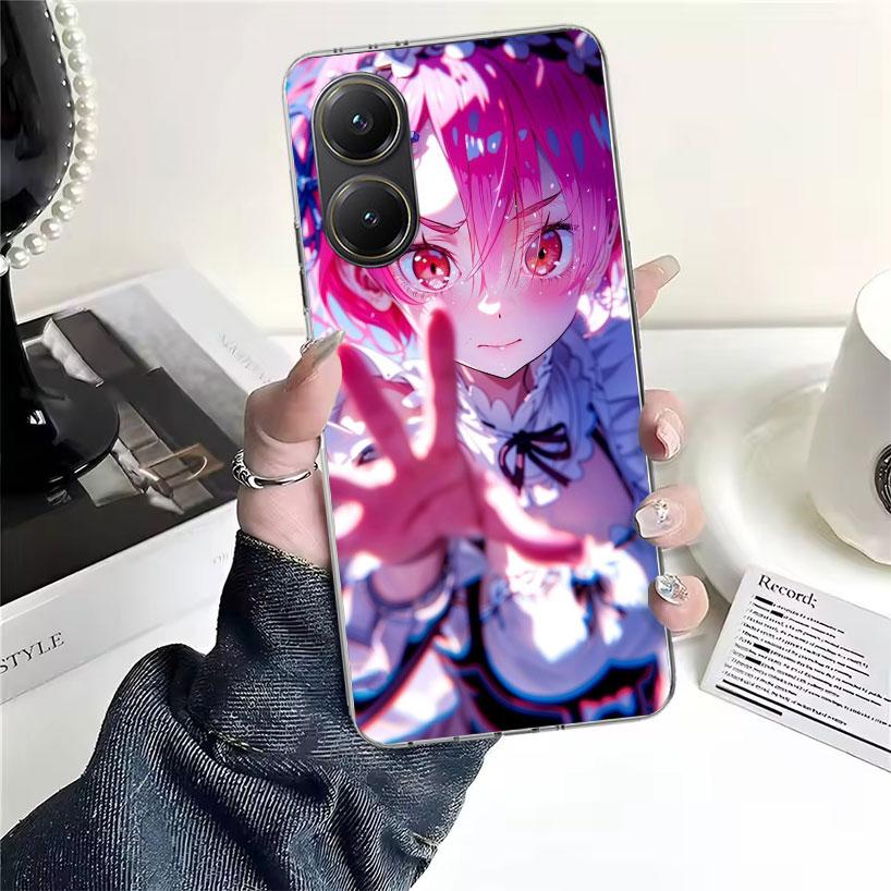 R-Rem Re Zero Anime Soft Phone Case For Xiaomi Redmi 15C 15 13C 13 Poco X5 X6 X7 F7 Ultra M7 12C 12 10 10C 9C 9A 9T 9 Fundas Poc