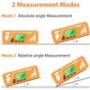 Digital Torpedo Level and Protractor, Magnetic Angle Meter,Absolute and Relative Measurement, Slope Conversion for Woodworking Home Drainage Leveling