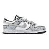 Nike Dunk Silver Bloom Abrasion Resistant Low Top Skateboard Shoes Unisex Gray White DD1391-100(Team773-)