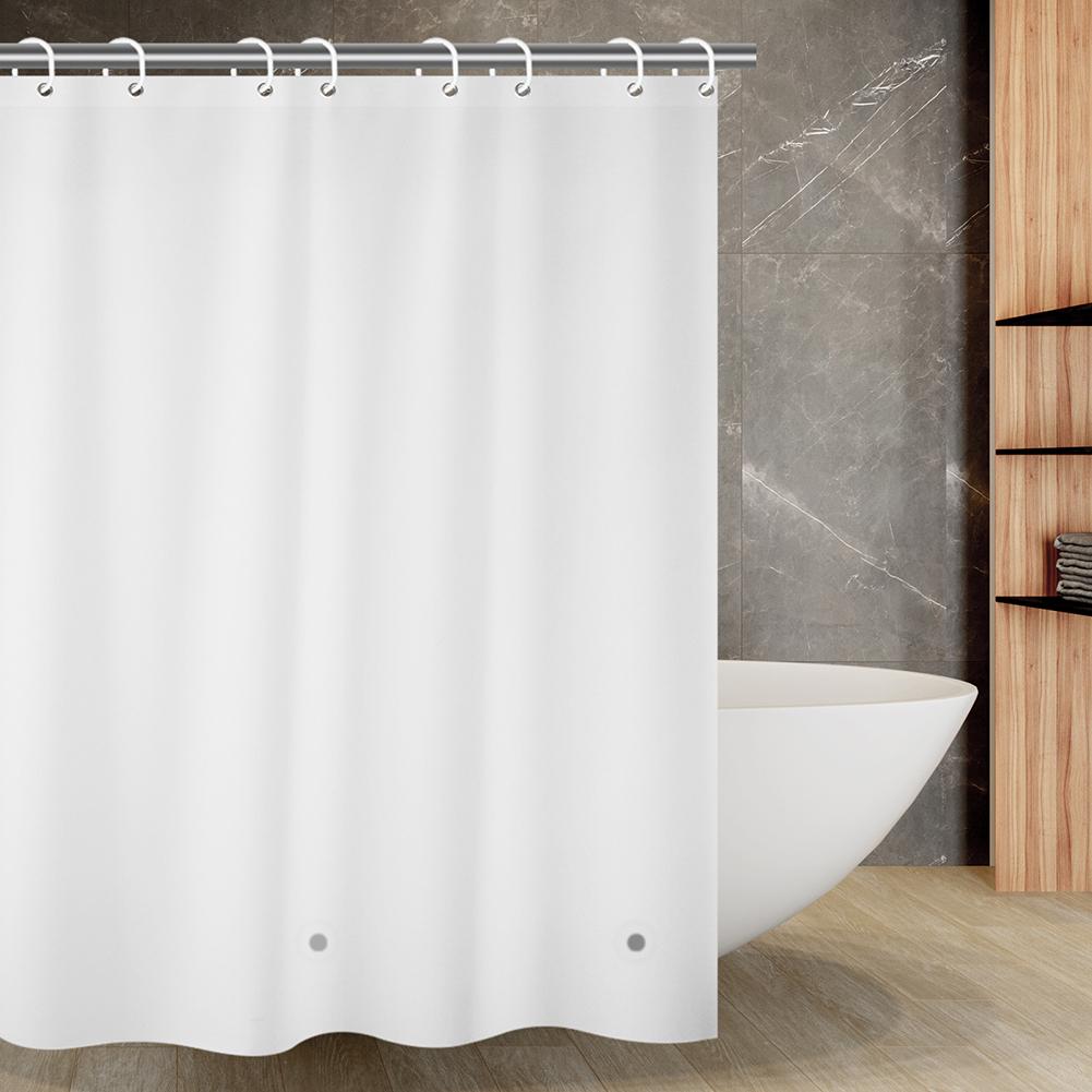 180cm/200cm Clear Shower Curtain Premium PEVA Shower Liner with Rustproof Grommets Magnets Bathroom Waterproof Curtains