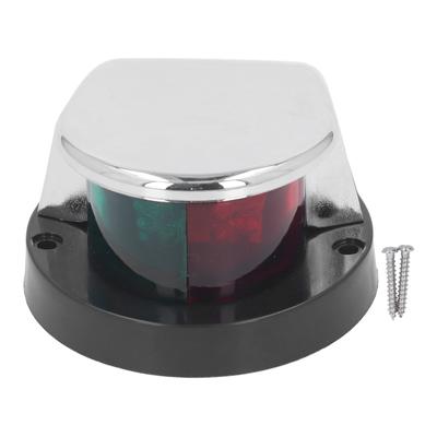 Boat Navigation Light LED Bow Light Red Green Lens IP66 Waterproof DC 12V 6W for Yacht Sailboats