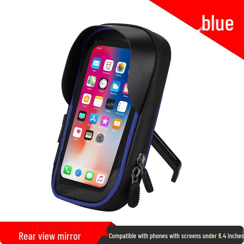 Waterproof Multifunctional Phone Holder Bag for Cycling & Motorcycling with Touchscreen Access