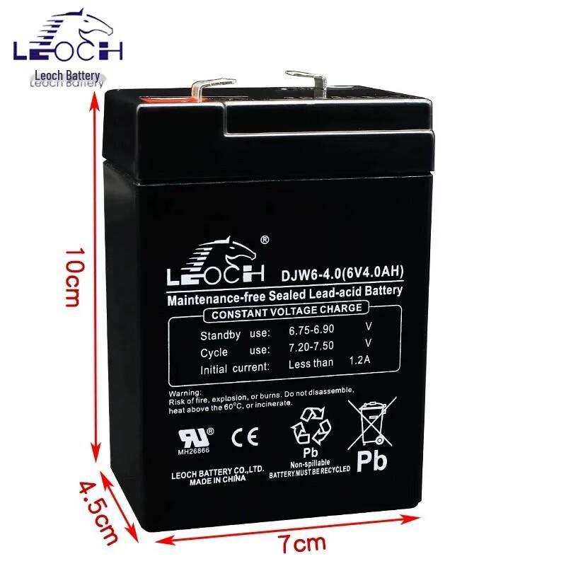 Ritar DJW Series 6V 4Ah Sealed Lead-Acid Battery