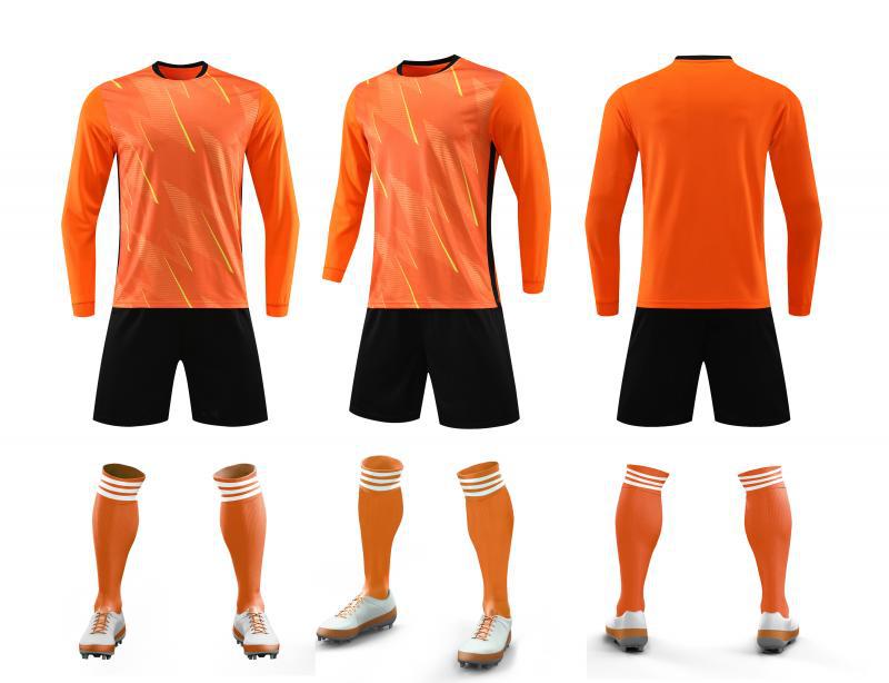 Football Suit, Professional Game Training Jersey, Jersey, Long-Sleeved Sportswear, Quick-Drying Football Suit.