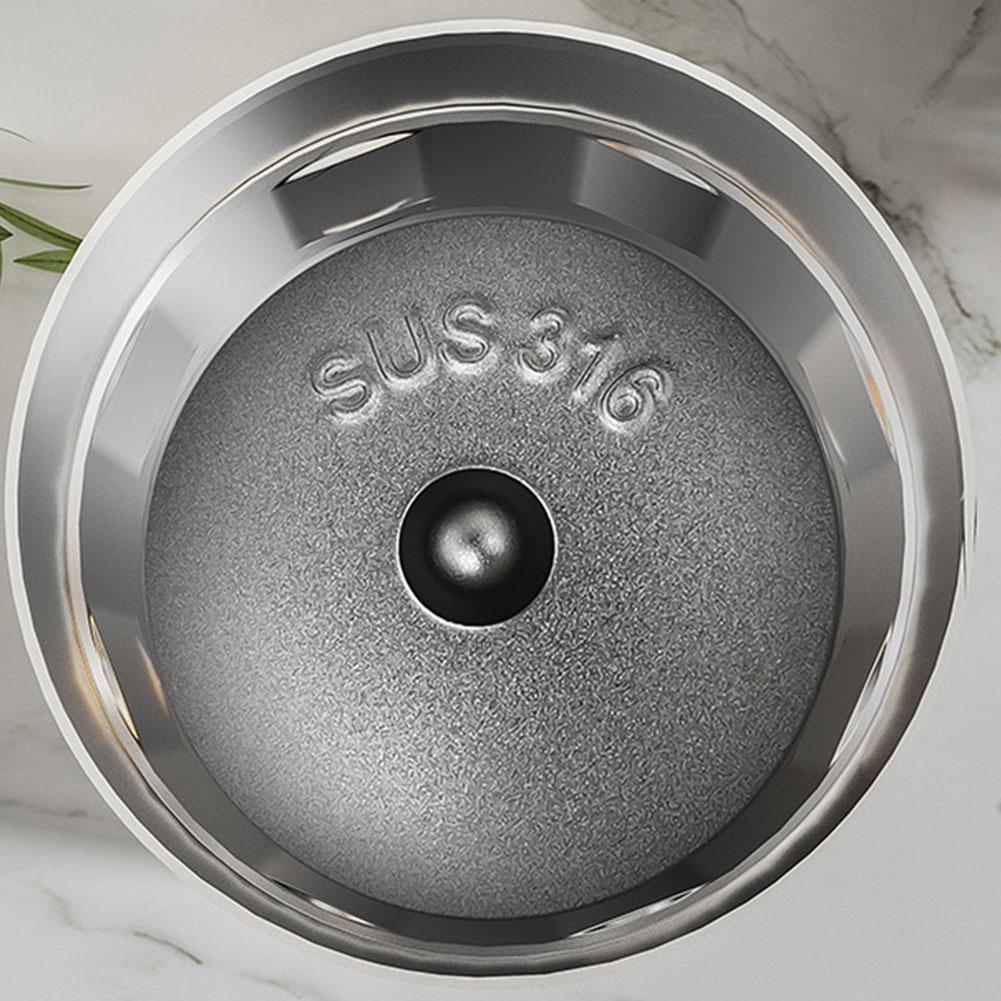 420ML Smarte Flasche 316 Edelstahl Smarte Wasserflasche Kaffee für Camping Geschenke für Heiße und Kalte Getränke