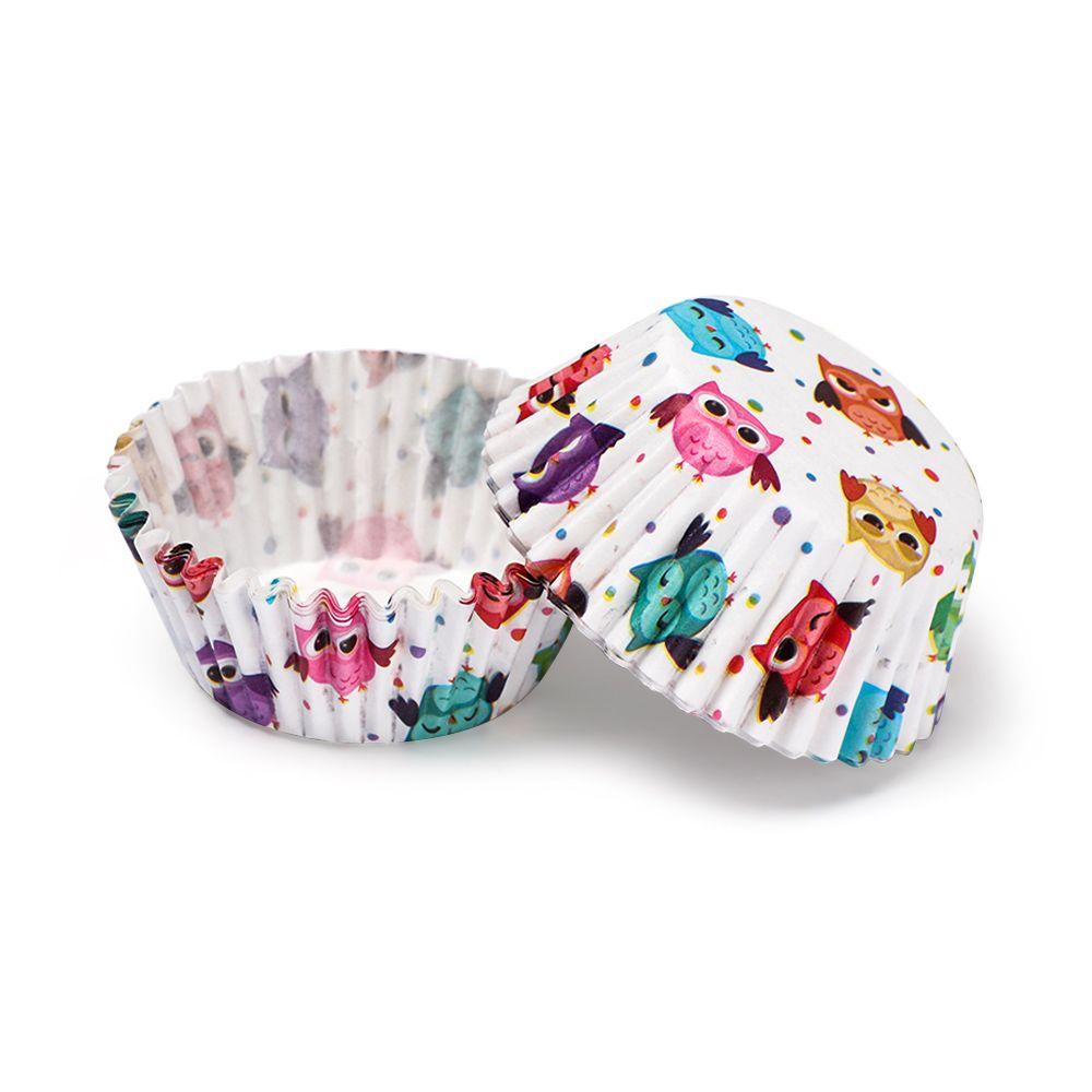 100PCS Bakeware DIY Grease-proof Party Supplies Baking Mold Animal Cake Paper Cups Muffin Cup Flower