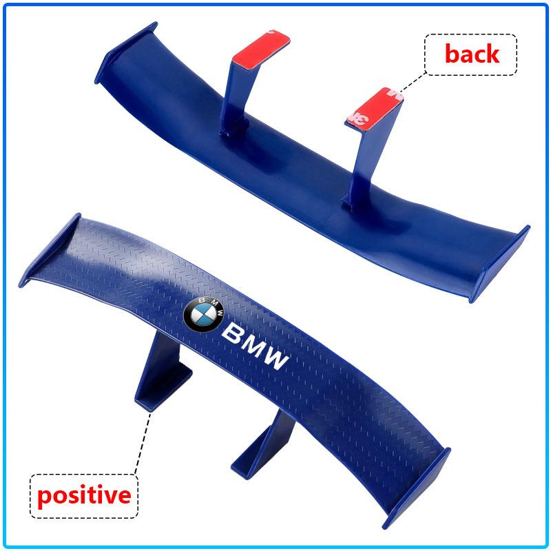Car Rear Spoiler Mini Spoiler Wing Small Tail Emblem Sticker Decoration For BMW M Performance 1 3 5 7 Series M3 M4 M5 M6 X1 X3 X5 X6 X7 E30 E34 E36 E4