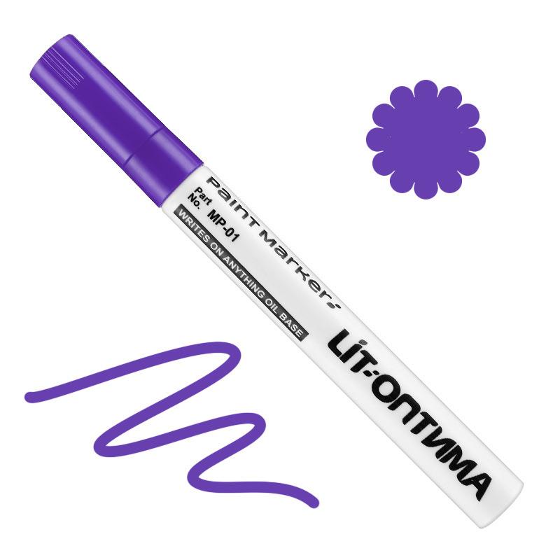 12 Colors Paint Pens,Waterproof Marker Fiber Nib,Drawing,DIY,Graffiti,Car Tire,Industrial Marking,Colorful Touch-Up Paint Marker