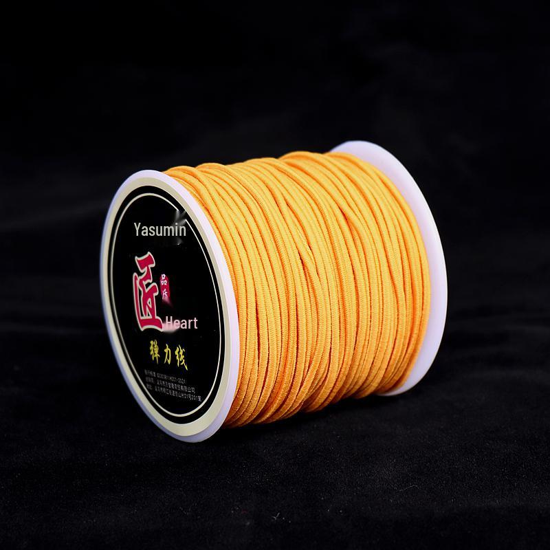 Elastisches Armbandband zum Perlenfädeln: Langlebiger, verschleißfester, kernverstärkter Stretchfaden für lockere oder enge Fadenkreationen