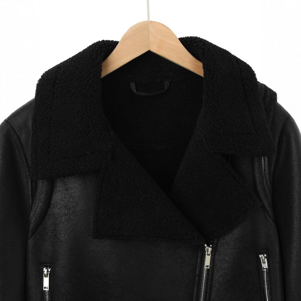 Hot-selling imitation lamb wool vest jacket hem adjustable belt women's thick vest autumn and winter coat
