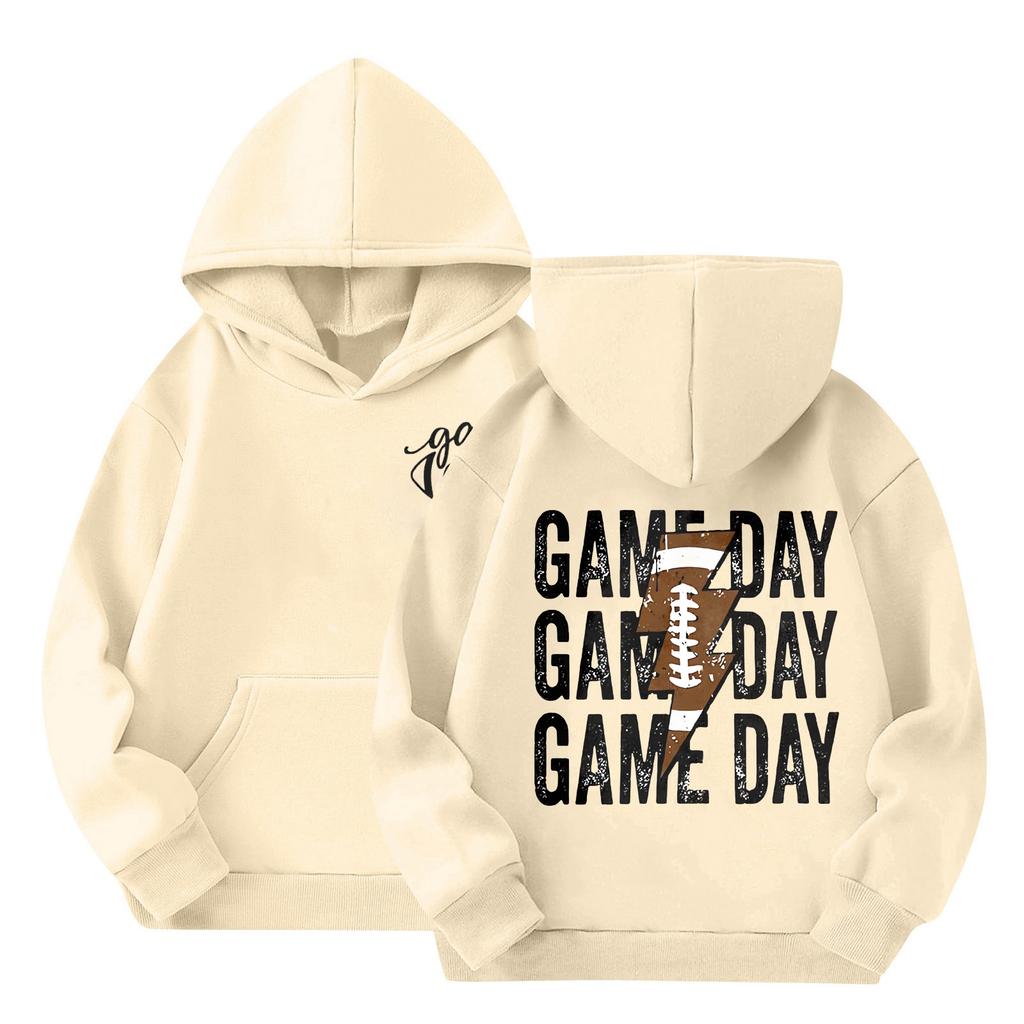 Cute Hoodies For Teen Children Trendy Preppy Hooded Sweatshirts Oversized Long Sleeve Shirts Clothes For Children