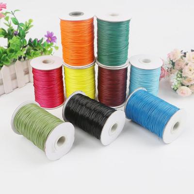 Mixed Colors Waxed Cotton Cord Strings For Macrame Jewelry Beads DIY Jewelry Making