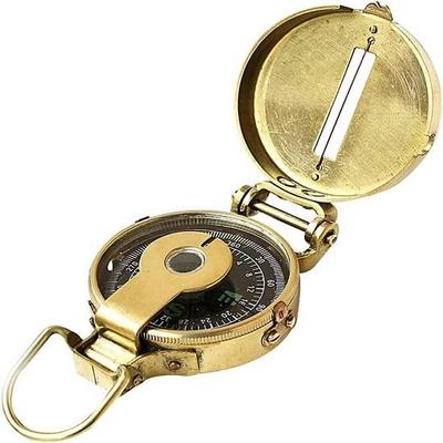 Compass Nautical Pocket Shiny Brass Navigational Instrument