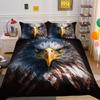 3D Eagle Printing Duvet Covers Children Teens Home Bedclothes Single Twin Bedroom Decor Polyester Bedspreads