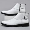Hot Selling Men's Chelsea Boots Europe America Street Fashion Men's High Top Shoes Winter Suede Ankle Boots Big Size  37-48