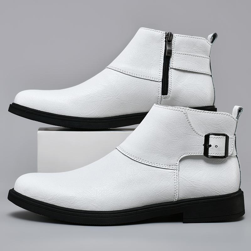 Hot Selling Men's Chelsea Boots Europe America Street Fashion Men's High Top Shoes Winter Suede Ankle Boots Big Size  37-48