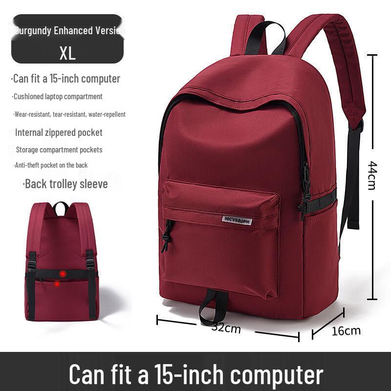 Li Shen Simple Large Capacity Travel & School Backpack