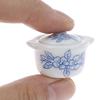 3Pcs 1/12 Dollhouse Miniature Ceramics Soup Pot Simulation Kitchenware Model