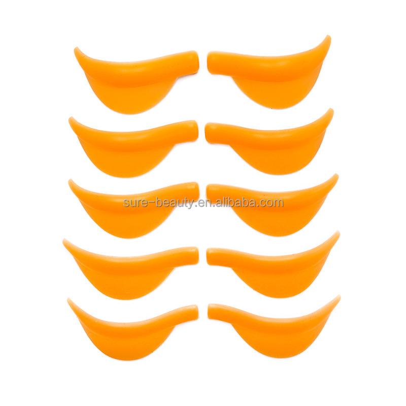 Private Label Lash Lifting Shield Pads 5 Pair Lash Lift Tools Soft Silicone Pads for Eyelash Curler