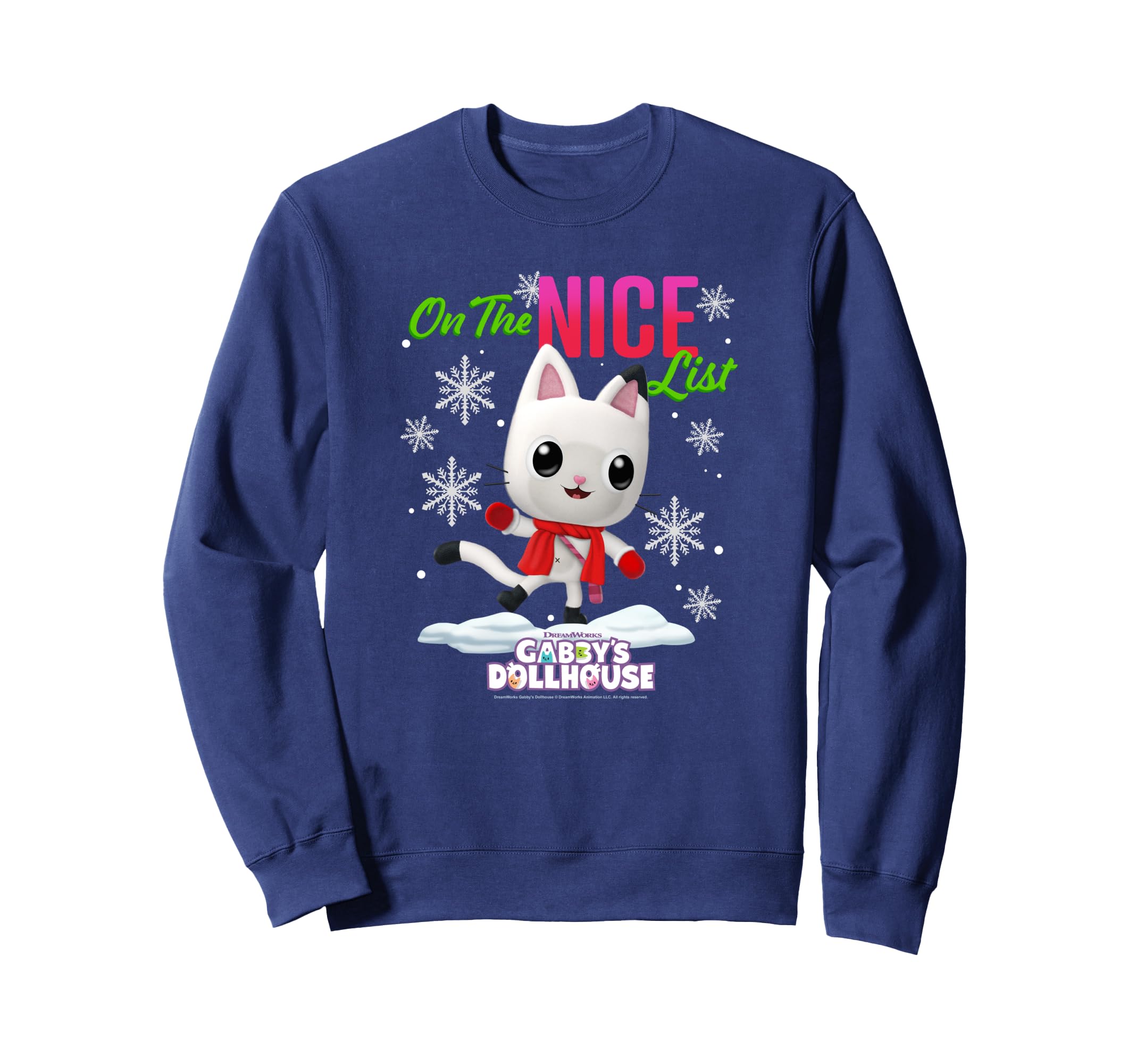 

DreamWorks Gabby s Dollhouse Christmas Pandy Paw Prints Lovely Wrist Sweatshirt