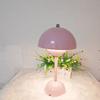 Touch Control LED Table Lamp Tricolored Light Decorative Lamp Dimmable Flower Bud Lamp  Living Room