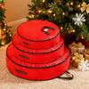Christmas Waterproof Wreath Storage Box With Secure Zipper And Reinforced Handles For Year-round Storage Of Christmas Wreaths And Holiday Decorations